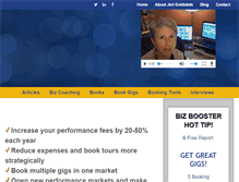 Tablet Screenshot of performingbiz.com
